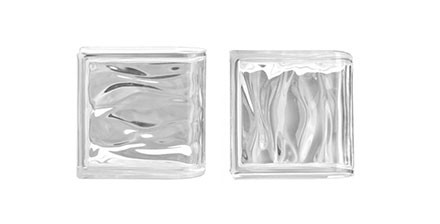 bloco vidro série aqua reflexos