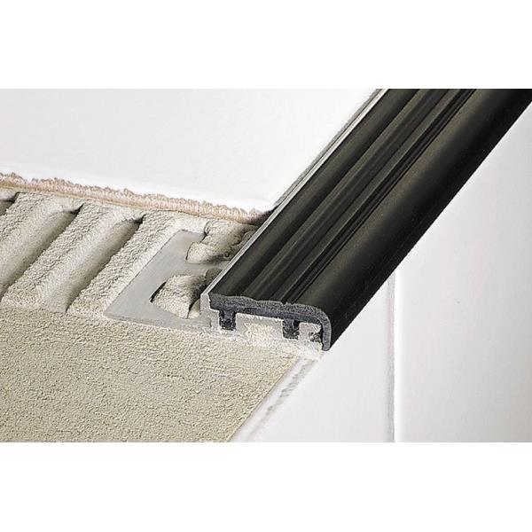 stair nosing profile - aluminium + pvc