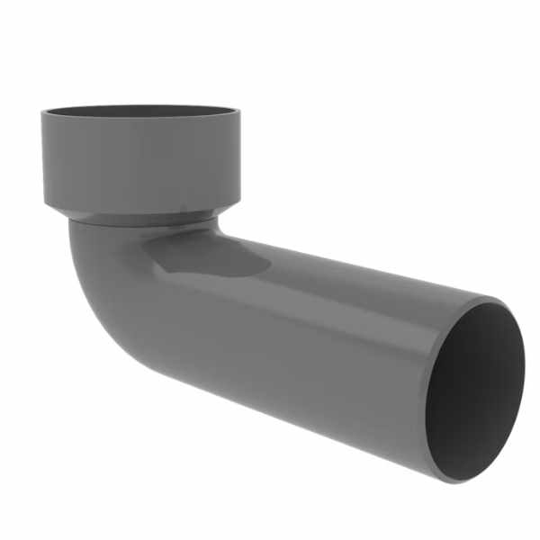 courbe toilette 87 ° - tube en PVC d'eaux usées domestiques
