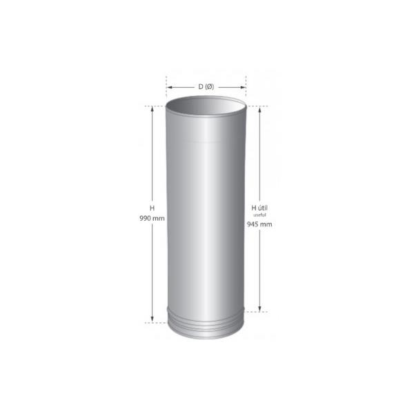 Stainless steel tube plain single wall