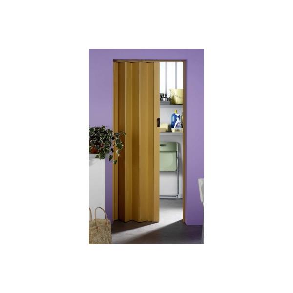 folding door -  UNA - natural wood