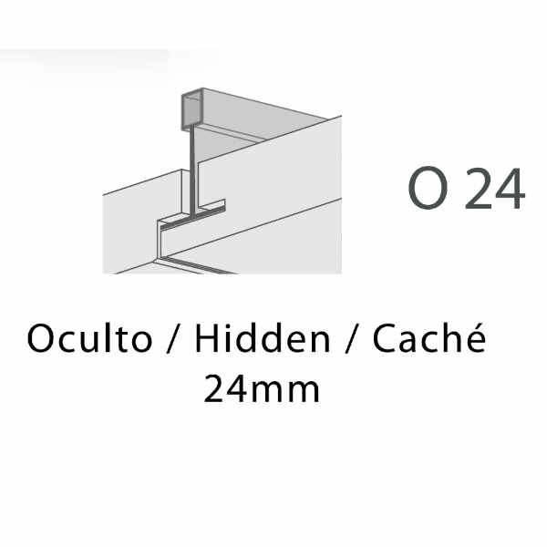 plafond escayola - Q delta - avec aluminium