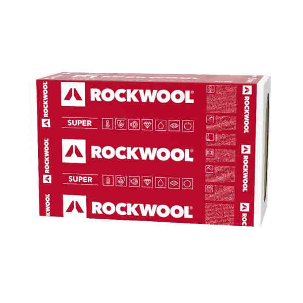 lã rocha rockwool ventirock duo 40/100kg/m³