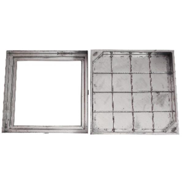 rim + siphoned recessed cover with 50 mm flap - hot dip galvanizing