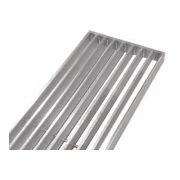 grille barres longitudinales - en acier galvanisé ou en acier inoxydable