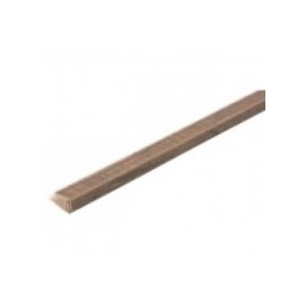 clipável profile for vinyl panel - element wood - megeve brun