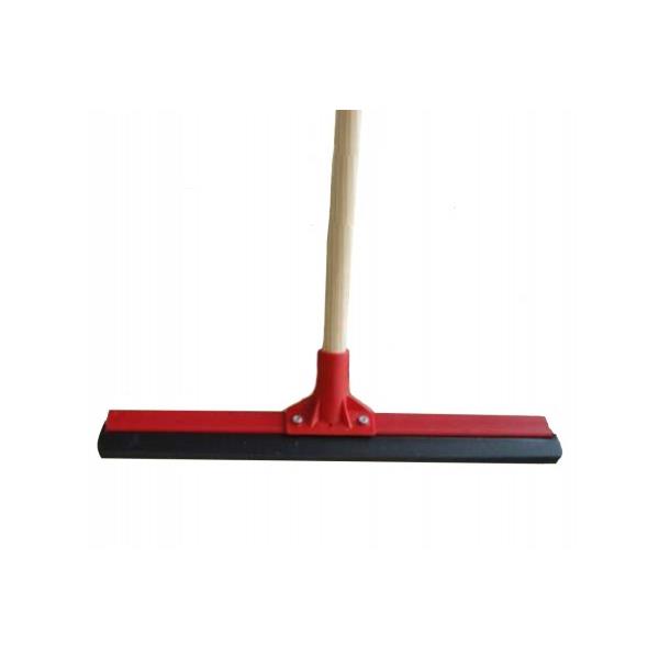 plastic squeegee with wooden handle
