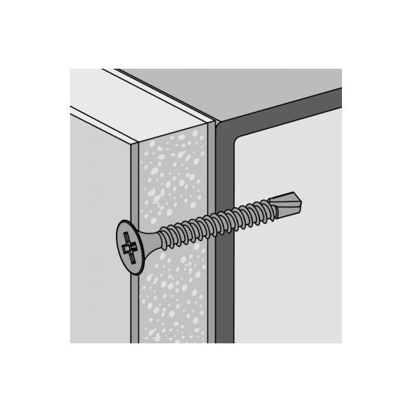 screw plasterboard - profile