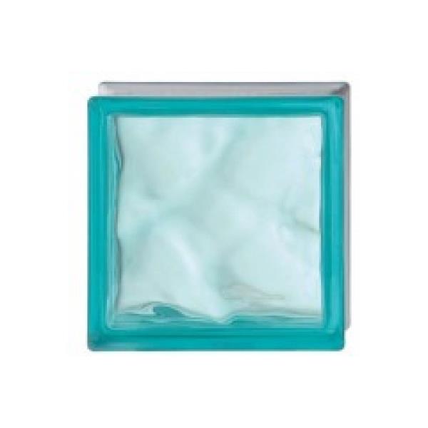 glass block turquesa M
