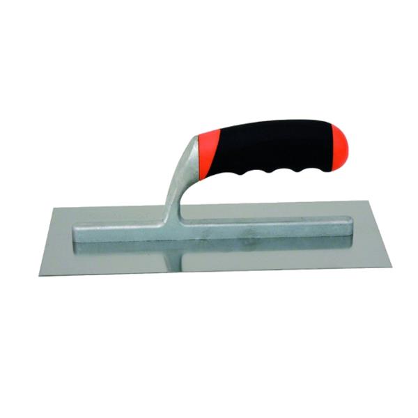 smooth stainless steel trowel