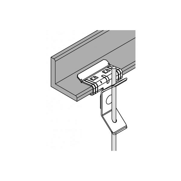 clip horizontal com regulador para vareta