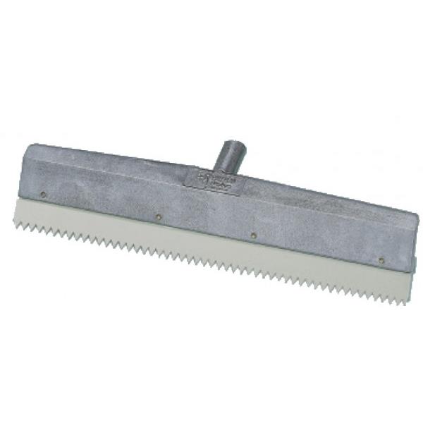 toothed rubber squeegee support