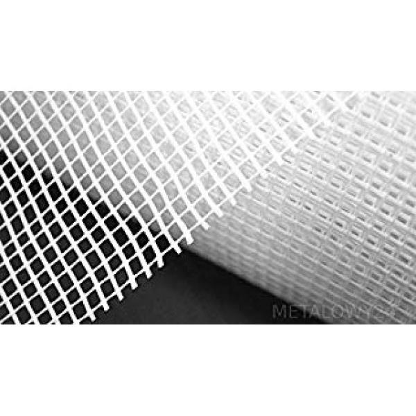 rede fibra de vidro  5x5mm 160g/m² (toda branca)