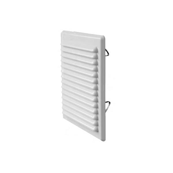 ventilation grill white pvc with mosquito net