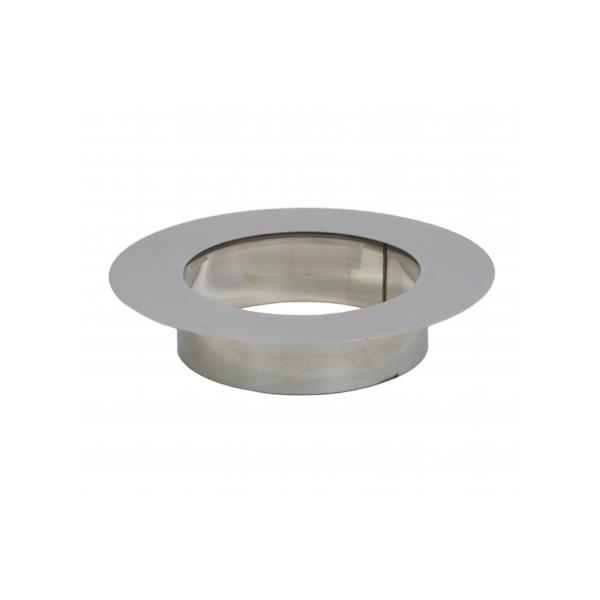 single flanged stainless steel trim 