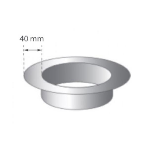single flanged stainless steel trim 