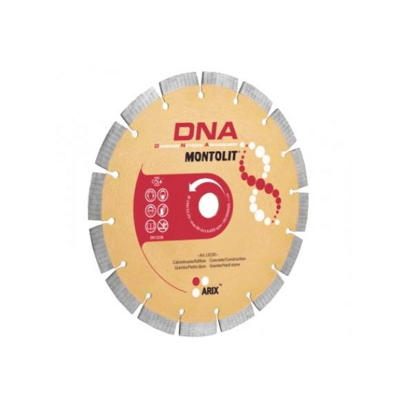 disco diamantado segmentos LX para rebarbadora DNA evo3 