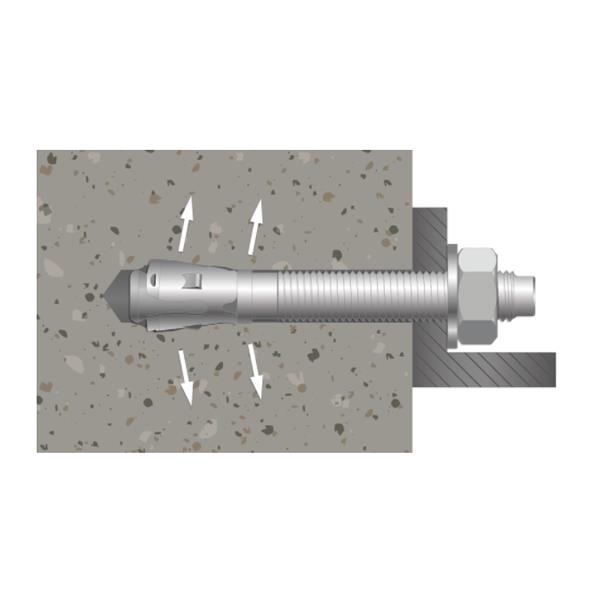 stainless steel expansion metal anchor - external thread 