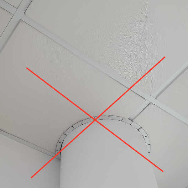 connection profile for mineral fiber ceilings