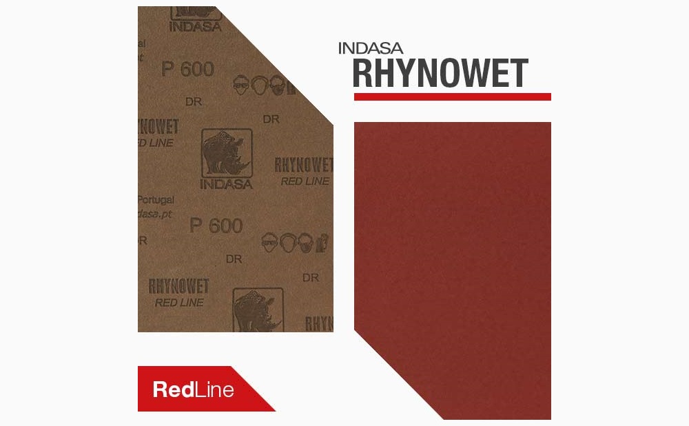 Folhas de Lixa Rhynowet Red Line