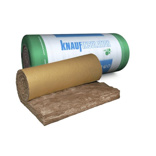 mineral wool - roll with paper