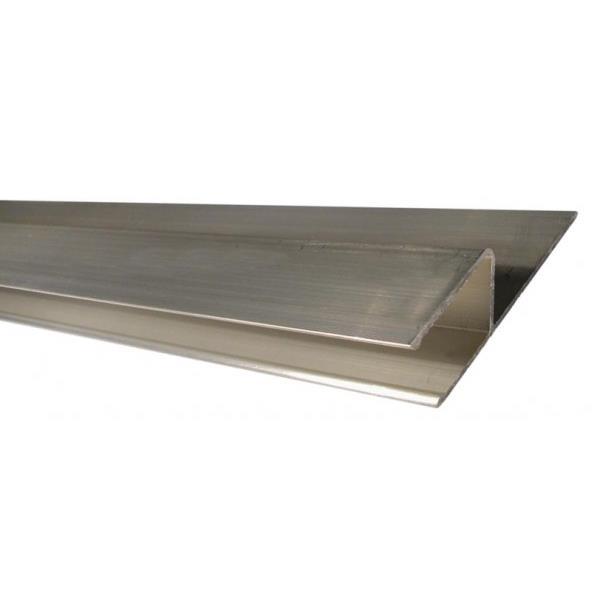 aluminium ruler - H form - opened profile