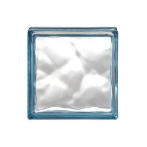 tijolo / bloco vidro ondulado reflexos indigo