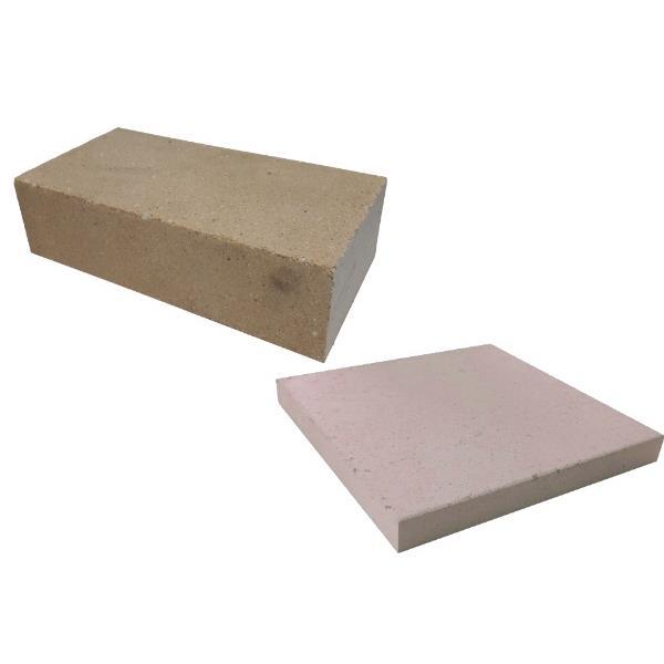 bricks and tiles refractory pressed white