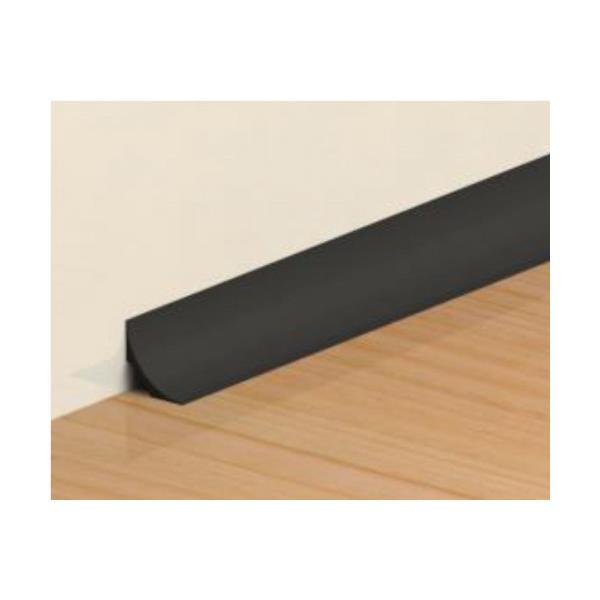 Profile footer cover in black pvc 