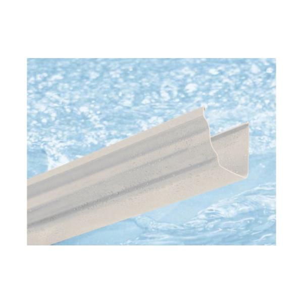 gutter and accessories in PVC model BEST color white