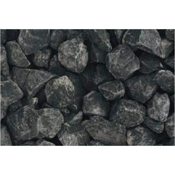 crushed rocks pure black