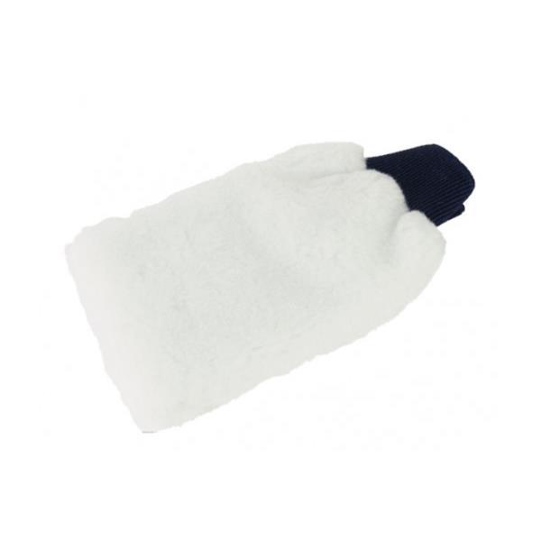 short acrylic wool glove
