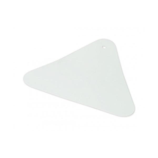 spatule triangulaire en plastique