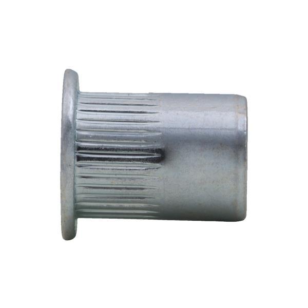fluted threaded rivet with flange