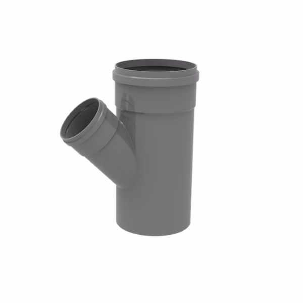 forquilha de redução 45° - tubo pvc saneamento sem pressãobásico sem pressão